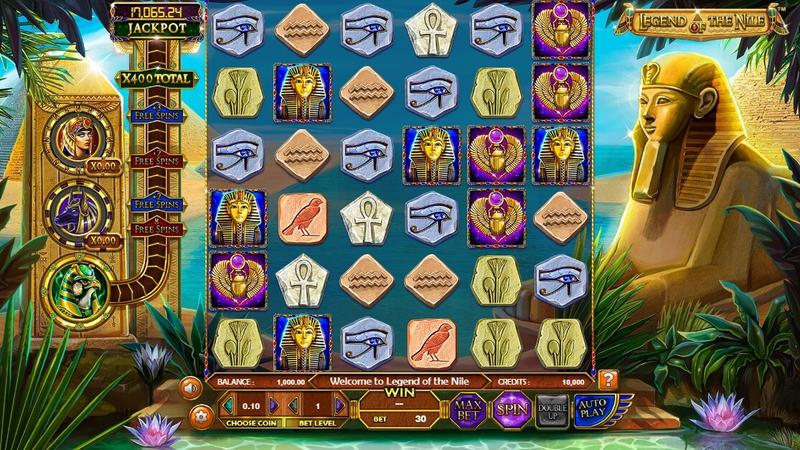 Betsoft Legend of the Nilee Pokie Screenshot