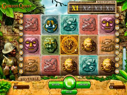 NetEnt Gonzo's Quest Screenshot
